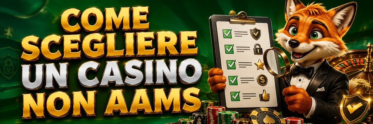Come scegliere un Casino Non AAMS